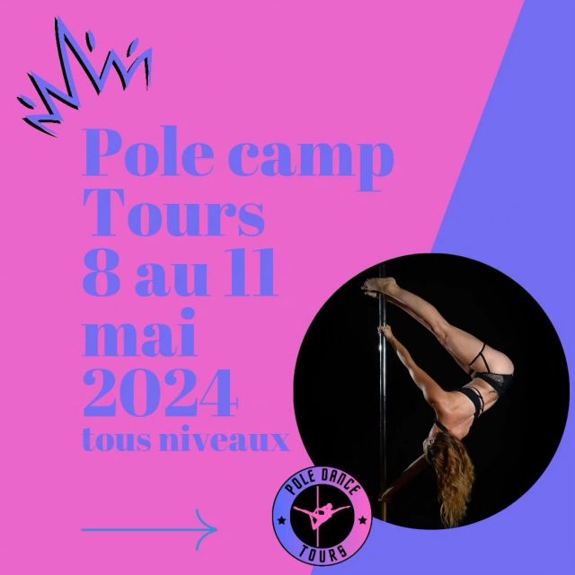 Enfin un pole camp en région Centre
Débutant à inter/avancer bienvenue 🎉

Qu'est-ce que le camp comprend : 
- 3  nuits dans une maison à la campagne avec terrain de pétanque.
- pension complète du premier soir au dernier midi.
- les cours de pole dance tous les jours de yoga et de souplesse.
- l'activité en plus, visite des vignes et du bord de Loire en trottinette électrique avec dégustation à la fin 🍷

Ce qui n'est pas compris : 
- les apéritifs du soir alcool et grignote.
- le trajet entre la maison où nous logeons et le studio

Pour plus d'informations ou tout autre question : 
📧 amandinejaninet.polecamp@gmail.com

#polefitnessvideos #polecamp #tours