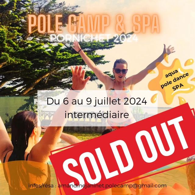 Victime de son succès 😱😱😱

Envie de vacances avec les copines de Pole ??? Ou de stage intensif ??? 

Il reste des places sur le stage intensif de Tours du 8 au 11 mai et sur le pole camp à Pornichet en version débutante du 10 au 13 juillet 💪💪💪

Si tu n'as jamais fait de camp pole dance c'est le moment de démarrer, @marilyn.poleandfitgirl et @amandine.janinet ne sont que bienveillance et écoute 🤩🤩🤩 
CQP et BPJEPS en poche vos coachs seront là pour vous diriger et vous aider dans votre progression mais à votre rythme grâce à leur expérience depuis de nombreuses années.

Les cours le logement et la pension complète sont inclus dans le tarif : 610€. 

Demander le détail car il y a des surprises en plus des cours, de la pension complète et du logement : 
📧 amandinejaninet.polecamp@gmail.com

#poledanceartist
#poledancedebutant